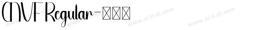 CNVF Regular字体转换